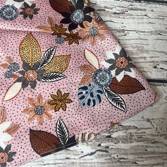 NWT Loft Pink Floral Print Fluted Midi Skirt Size 4 - Picture 10 of 12